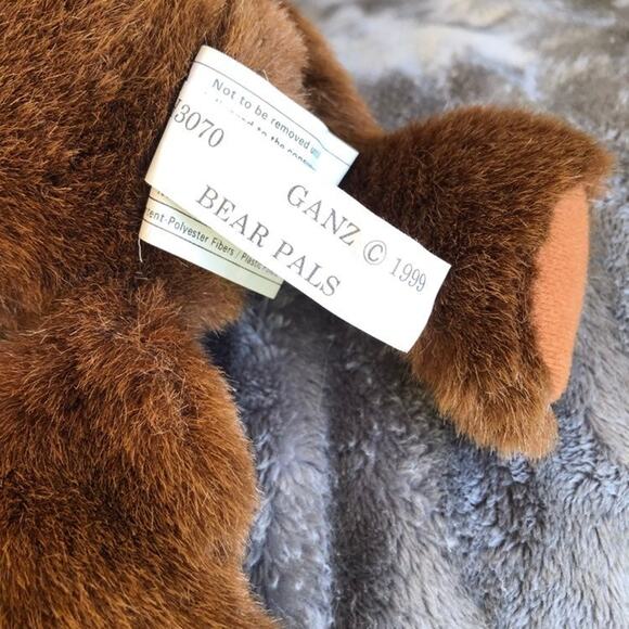 Ganz Bear Pals Plush Bear Vintage 1999 Mom Cub Brown Stuffed Animal Toy RARE - Picture 8 of 11